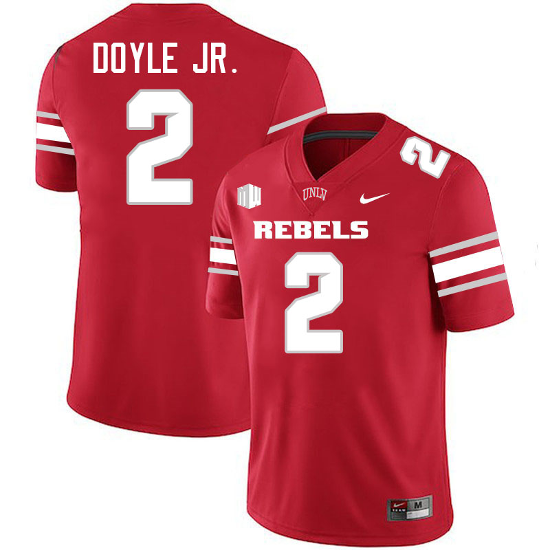 UNLV Rebels #2 Antonio Doyle Jr. Jersey Football College Uniforms,Apparels-Scarlet